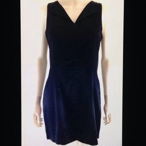 💋Et Vous Mini Satin Sleeveless V Neck Shift Dress